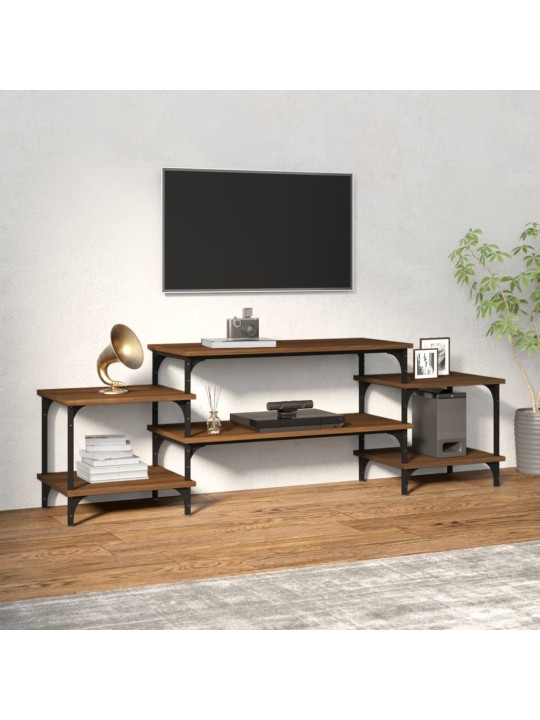 Tv skapītis, ozolkoka krāsa, 157x35x52 cm, inženierijas koks