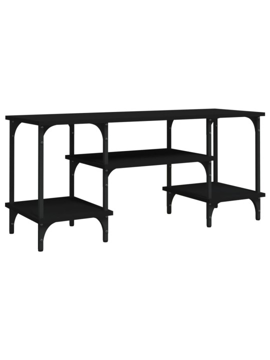 Tv skapītis, melns, 102x35x45,5 cm, inženierijas koks
