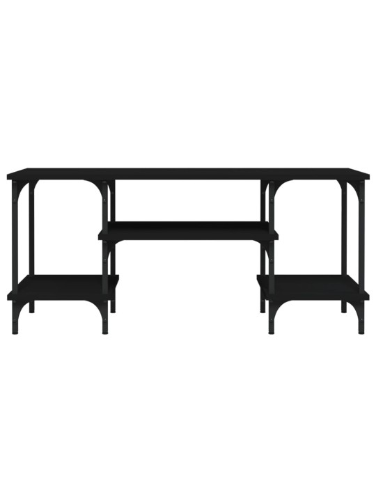 Tv skapītis, melns, 102x35x45,5 cm, inženierijas koks