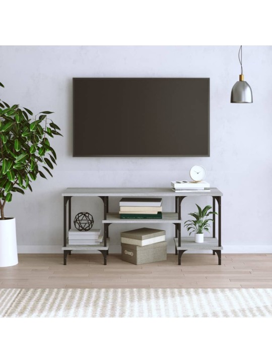 Tv skapītis, pelēks, 102x35x45,5 cm, inženierijas koks