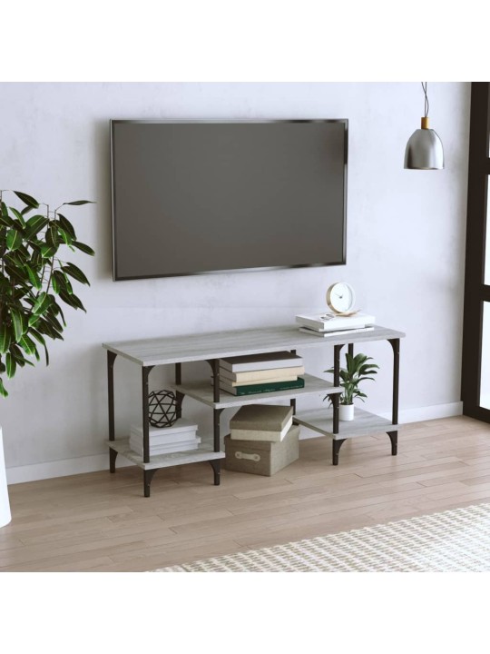 Tv skapītis, pelēks, 102x35x45,5 cm, inženierijas koks