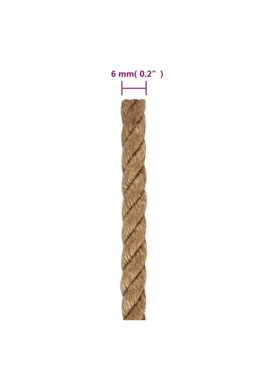 Džutas virve, 50 m, 6 mm