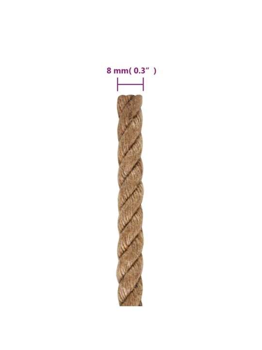 Džutas virve, 25 m, 8 mm
