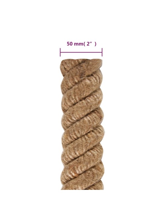 Džutas virve, 5 m, 50 mm
