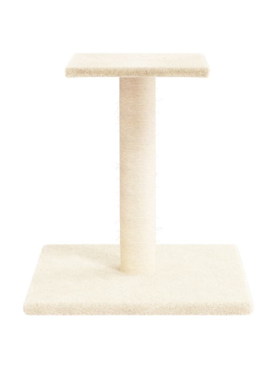 Nagu asināšanas stabs ar platformu, krēmkrāsas, 38 cm