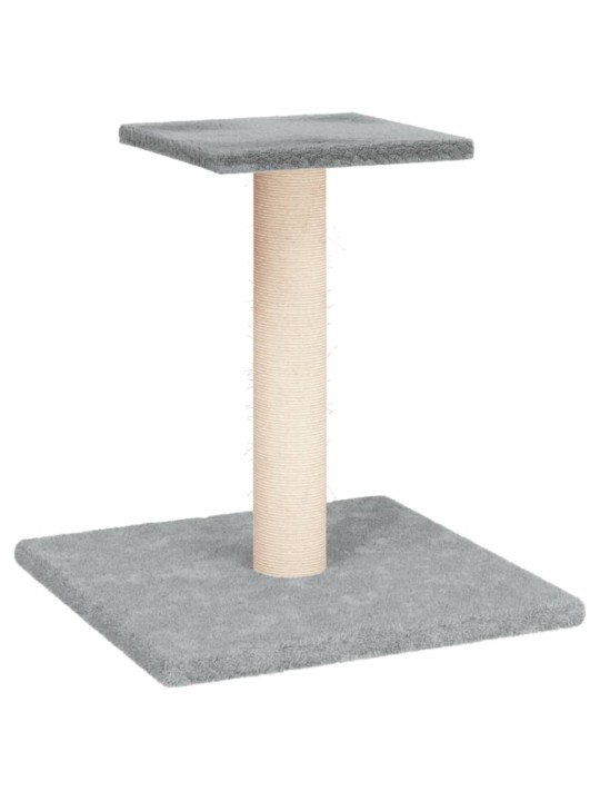 Nagu asināšanas stabs ar platformu, gaiši pelēks, 38 cm
