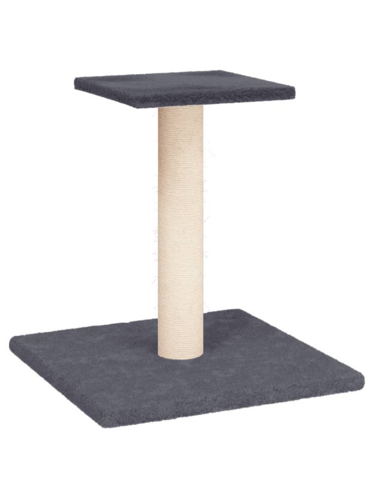 Nagu asināšanas stabs ar platformu, tumši pelēks, 38 cm