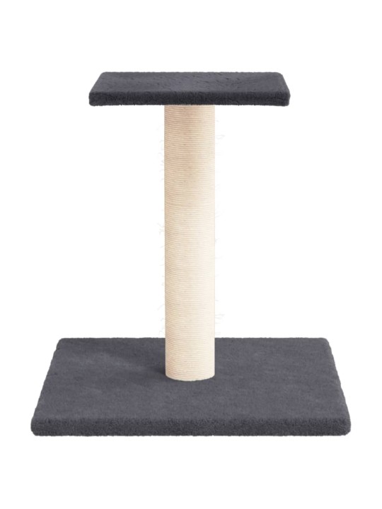 Nagu asināšanas stabs ar platformu, tumši pelēks, 38 cm