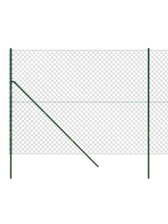 Stiepļu žogs, 2,2x10 m, zaļš