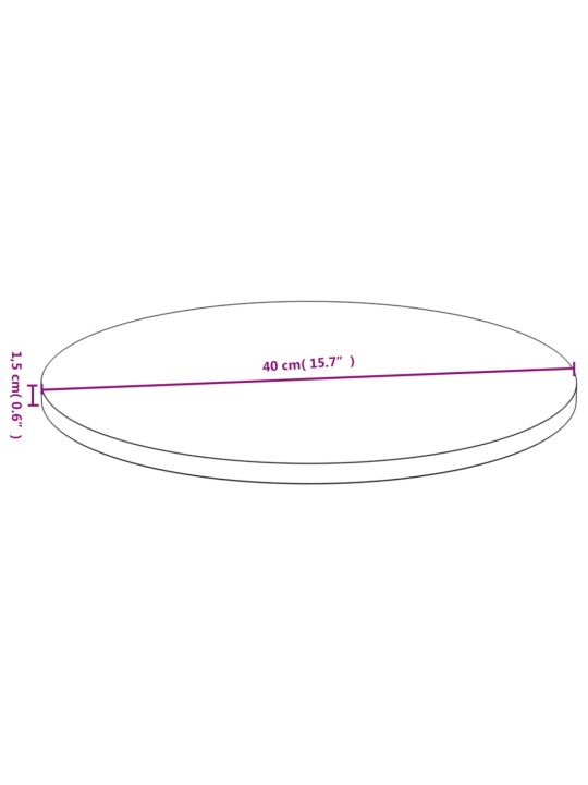 Galda virsma, ø40x1,5 cm, bambuss