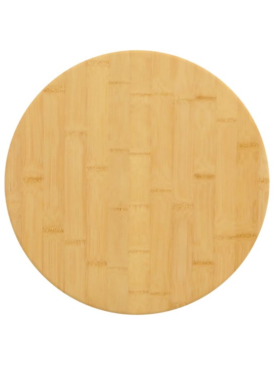 Galda virsma, ø40x2,5 cm, bambuss