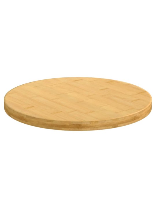 Galda virsma, ø50x2,5 cm, bambuss