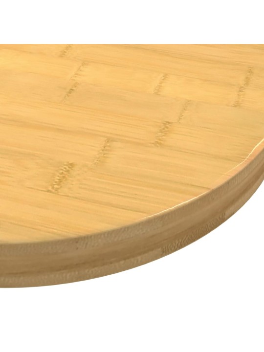 Galda virsma, ø40x4 cm, bambuss