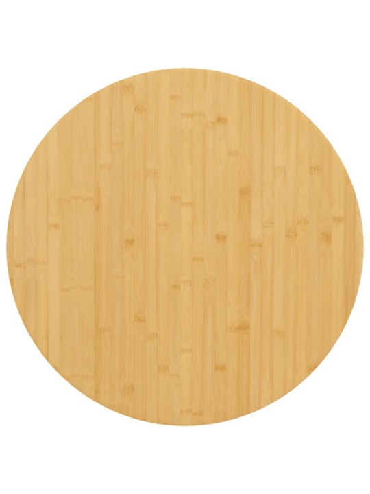 Galda virsma, ø60x4 cm, bambuss