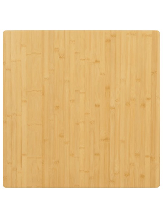 Galda virsma, 90x90x2,5 cm, bambuss