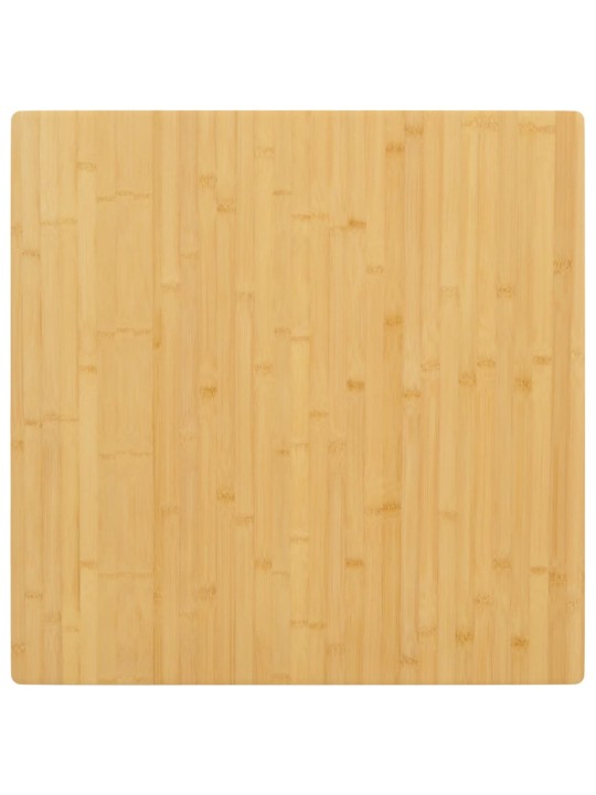 Galda virsma, 90x90x4 cm, bambuss