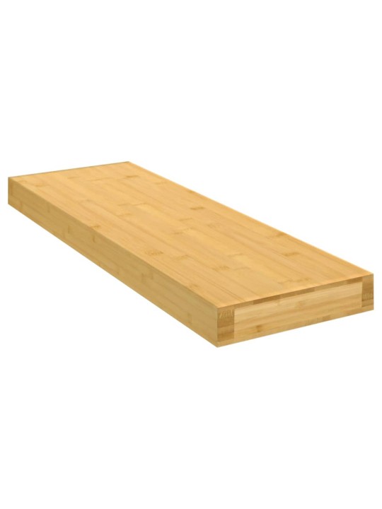 Sienas plaukts, 60x20x4 cm, bambuss