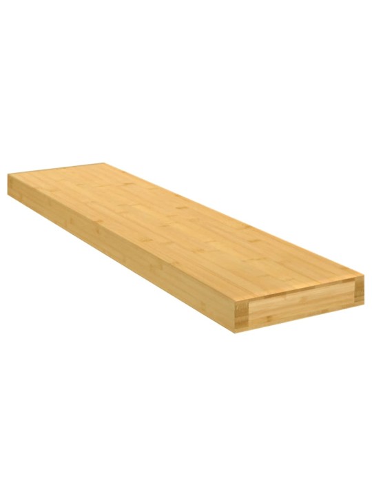 Sienas plaukts, 80x20x4 cm, bambuss
