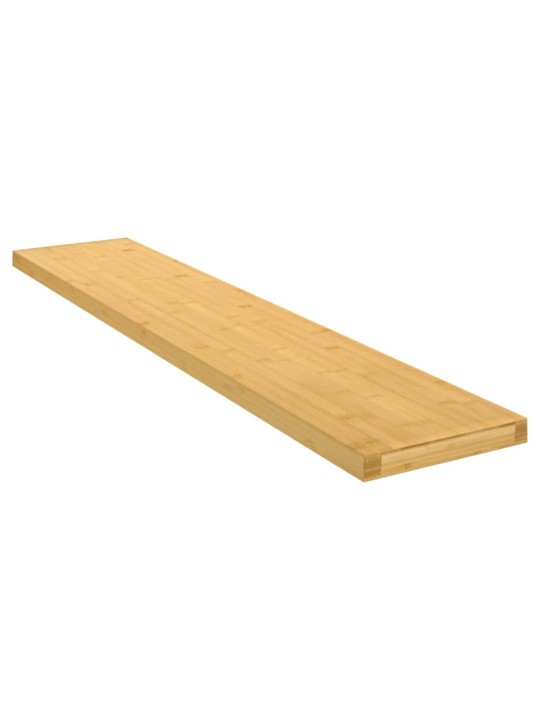 Sienas plaukts, 100x20x4 cm, bambuss