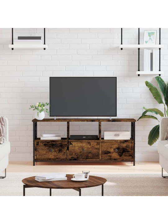 Tv skapītis, 102x33x45 cm, inženierijas koks, dzelzs, ozolkoka