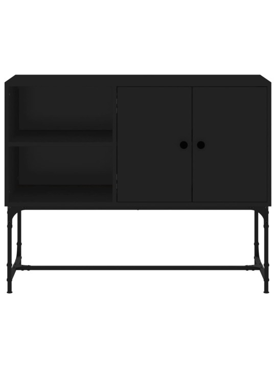 Kumode, melna, 100x40x79,5 cm, inženierijas koks