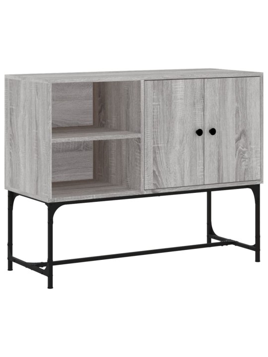 Kumode, pelēka ozolkoka, 100x40x79,5 cm, inženierijas koks