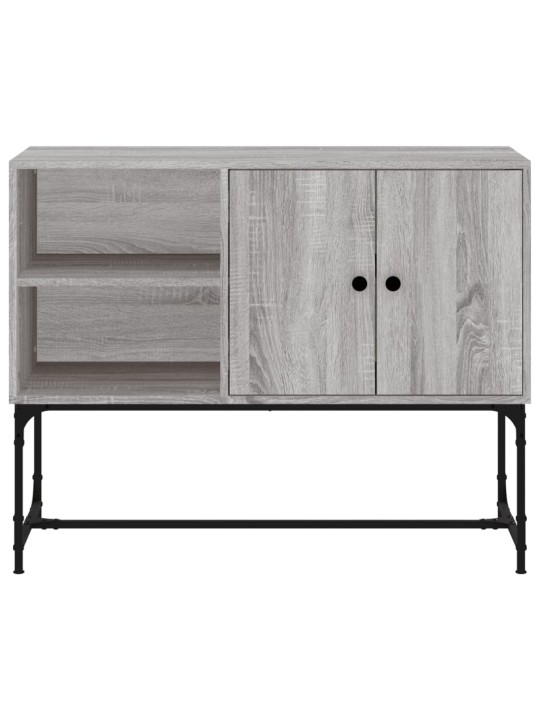 Kumode, pelēka ozolkoka, 100x40x79,5 cm, inženierijas koks