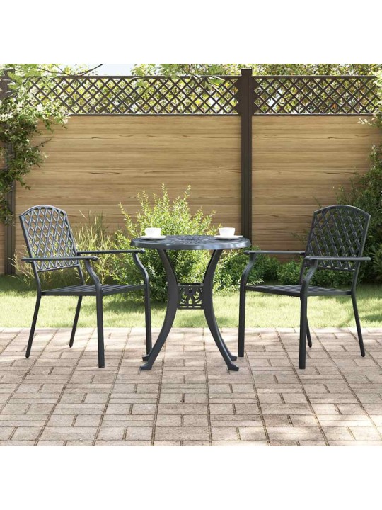 Krēsls 2 pcs antracīts 56 x 65 x 89cm tērauds