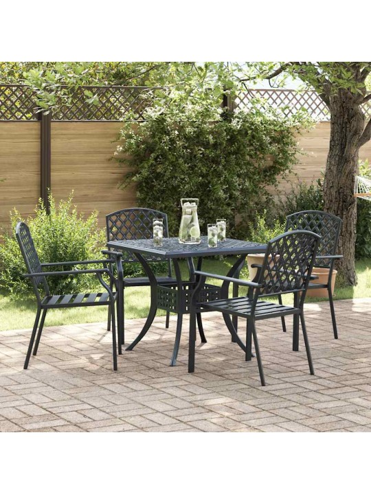 Krēsls 4 pcs antracīts 56 x 65 x 89cm tērauds