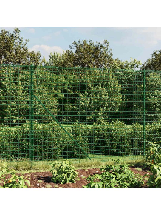 Stiepļu žogs, zaļš, 1,6x25 m, cinkots tērauds