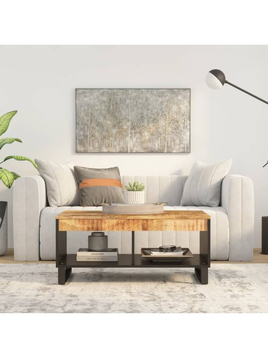 Kafijas galdiņš, 90x50x40 cm, mango masīvkoks