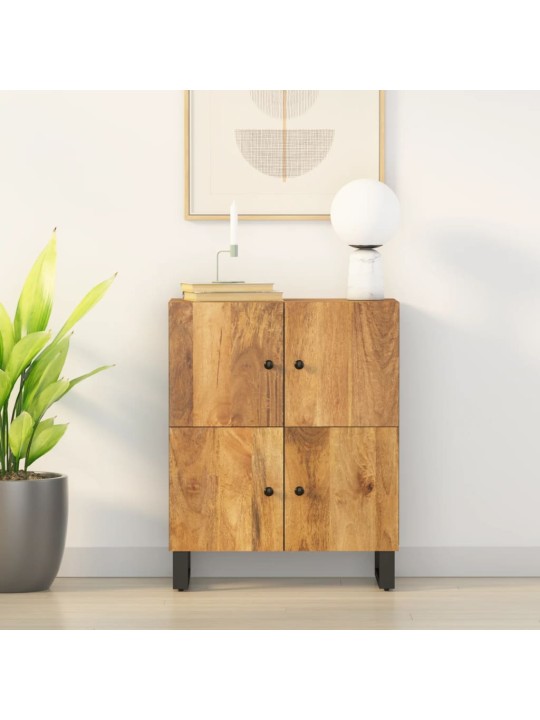 Kumode ar 4 durvīm, 60x33x75 cm, mango masīvkoks