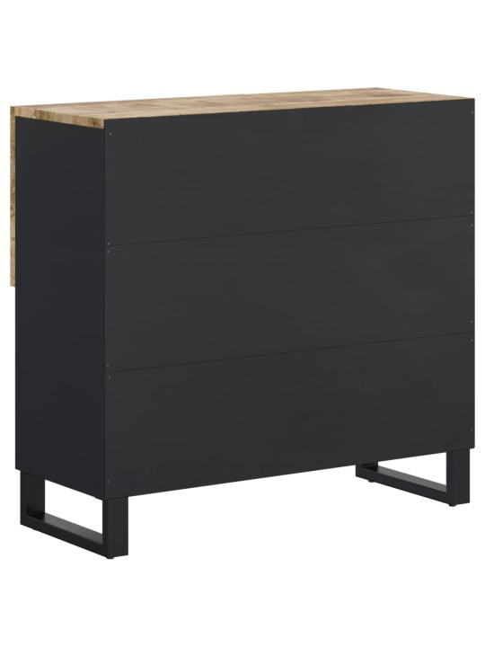 Kumode ar 2 durvīm, 80x33x75 cm, mango masīvkoks