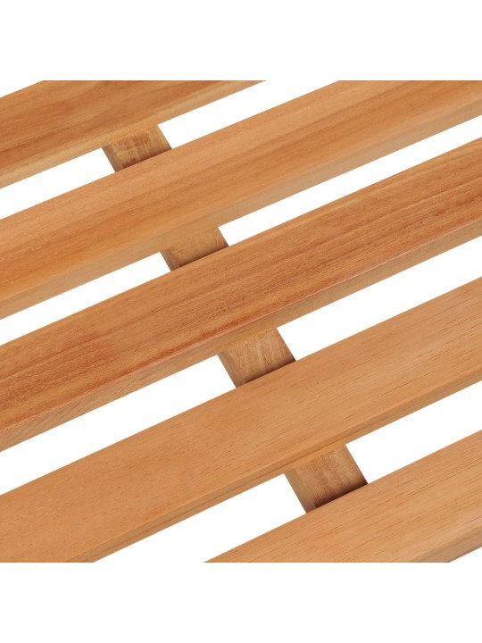 Piecdaļīgs dārza mēbeļu komplekts, masīvs tīkkoks