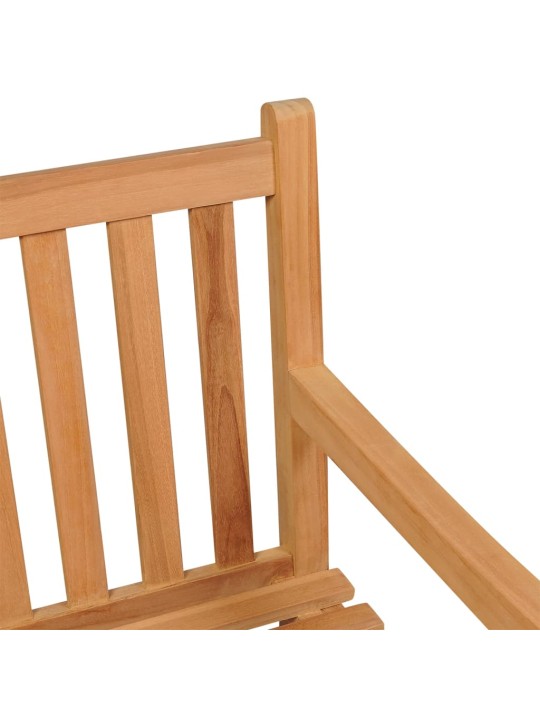 Piecdaļīgs dārza mēbeļu komplekts, masīvs tīkkoks