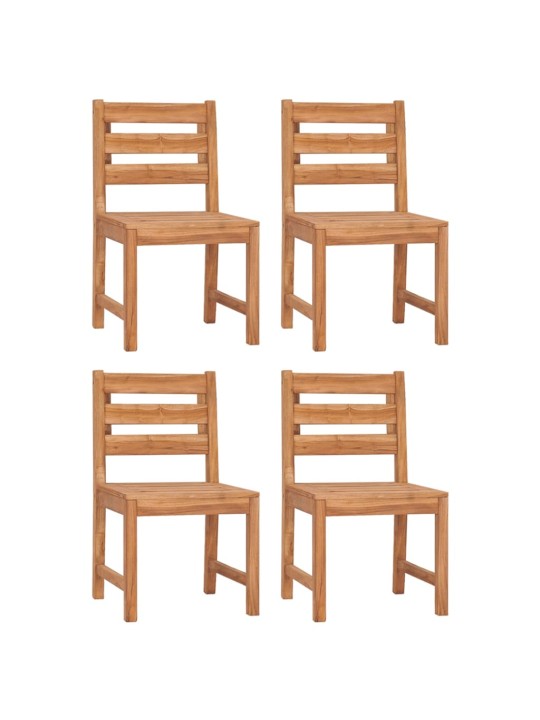Dārza krēsli, 4 gab., masīvs tīkkoks