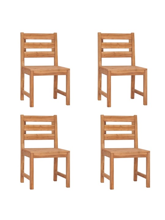 Piecdaļīgs dārza mēbeļu komplekts, masīvs tīkkoks