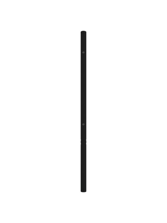 Gultas galvgalis, metāls, melns, 75 cm