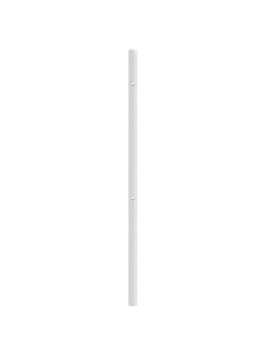 Gultas galvgalis, balts, 160 cm