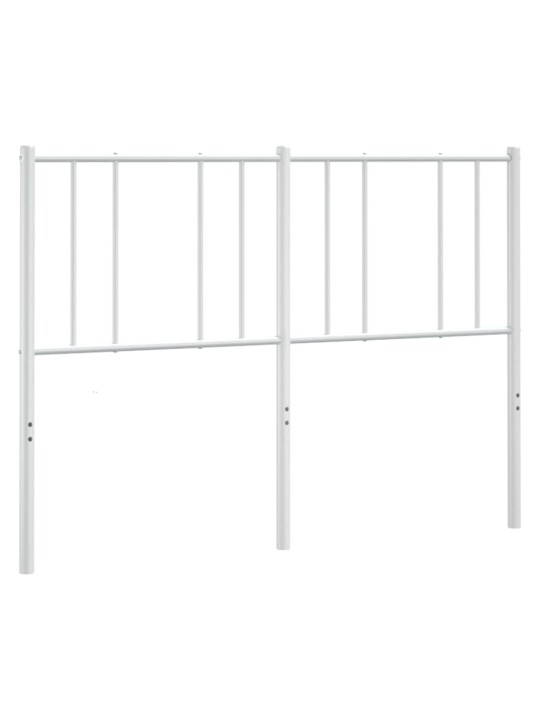 Gultas galvgalis, balts, 120 cm