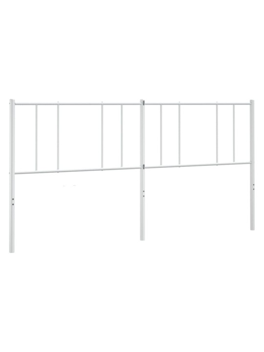 Gultas galvgalis, balts, 200 cm