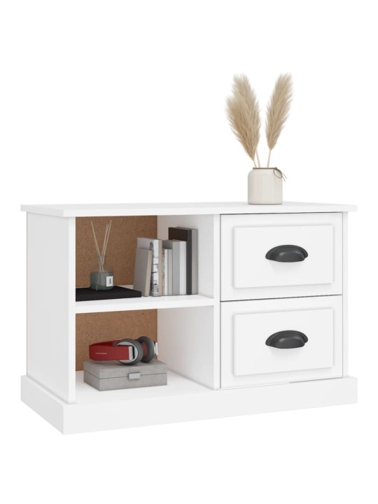 Tv skapītis, 73x35,5x47,5 cm, inženierijas koks, balts