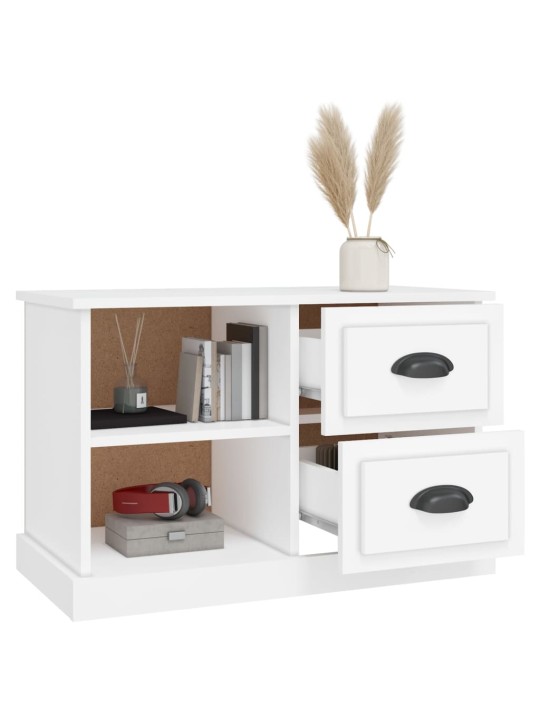 Tv skapītis, 73x35,5x47,5 cm, inženierijas koks, balts