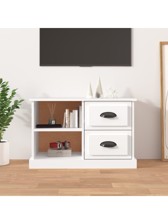 Tv skapītis, 73x35,5x47,5 cm, inženierijas koks, balts