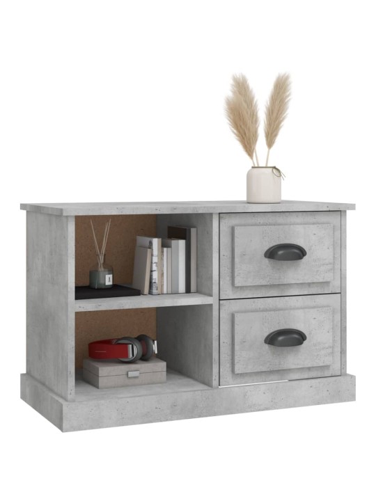 Tv skapītis, betona pelēks, 73x35,5x47,5 cm, inženierijas koks