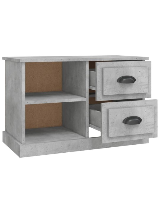 Tv skapītis, betona pelēks, 73x35,5x47,5 cm, inženierijas koks