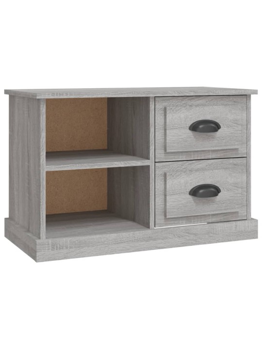 Tv skapītis, pelēka ozolkoka, 73x35,5x47,5cm, inženierijas koks