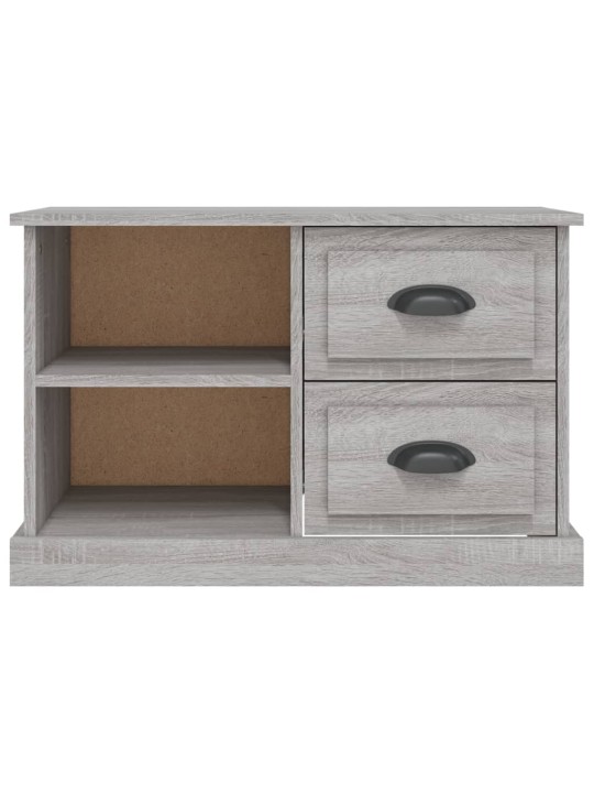 Tv skapītis, pelēka ozolkoka, 73x35,5x47,5cm, inženierijas koks