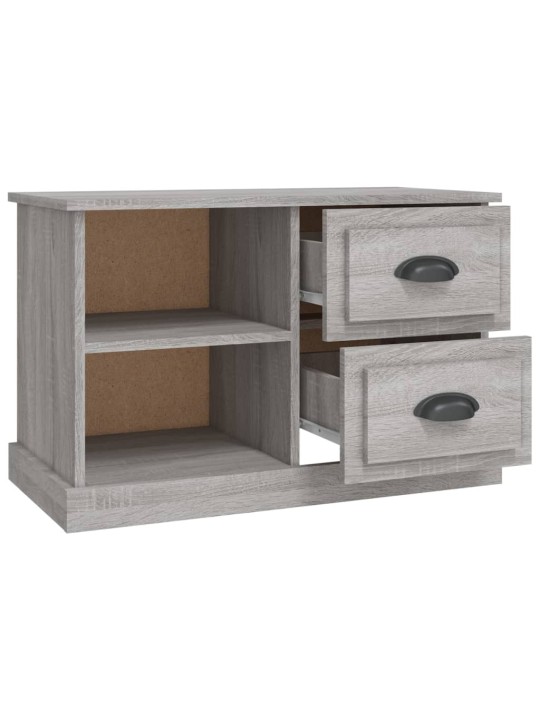 Tv skapītis, pelēka ozolkoka, 73x35,5x47,5cm, inženierijas koks