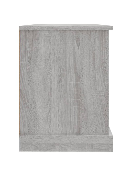 Tv skapītis, pelēka ozolkoka, 73x35,5x47,5cm, inženierijas koks